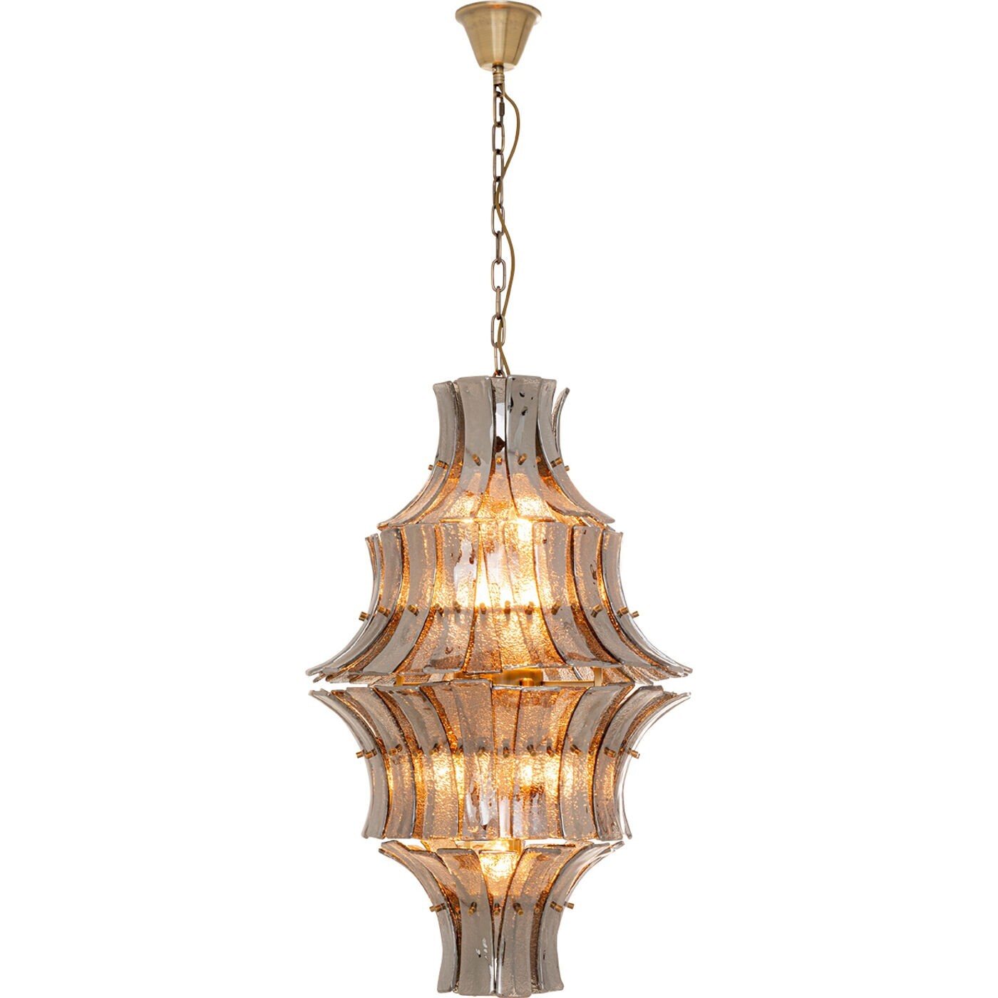 Suspension Venezia fumée 53cm Kare Design