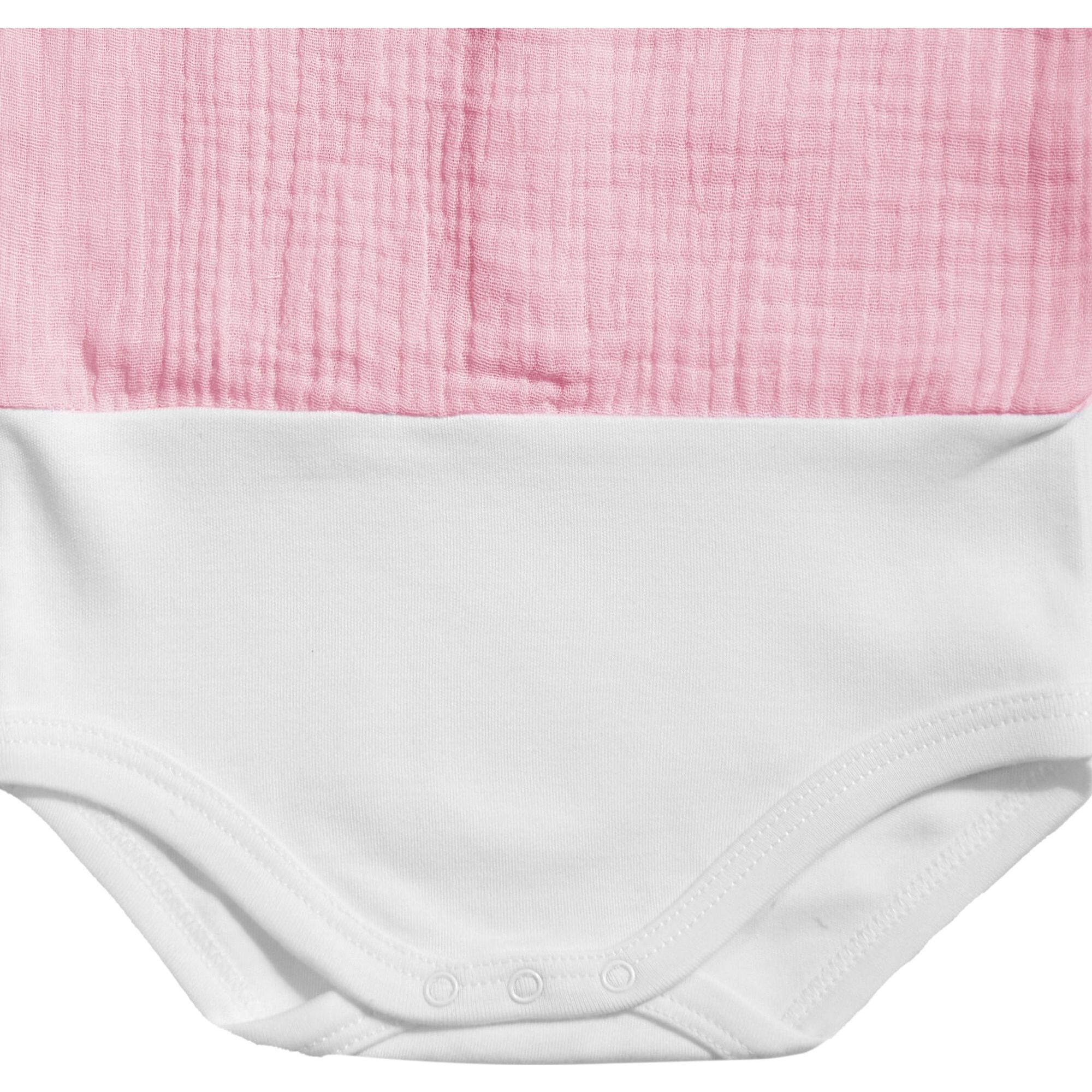 Body bebé sin mangas cuello bambula