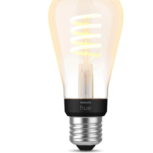 Ampoule LED connectée PHILIPS HUE E27 White Ambiance Filament