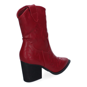 Botines Estilo Cowboy Elegantes para Mujer, Detalles Bordados, Comodas