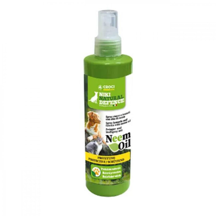 Spray per Cucce e Tessuti all'Olio di Neem Niki Natural Defence