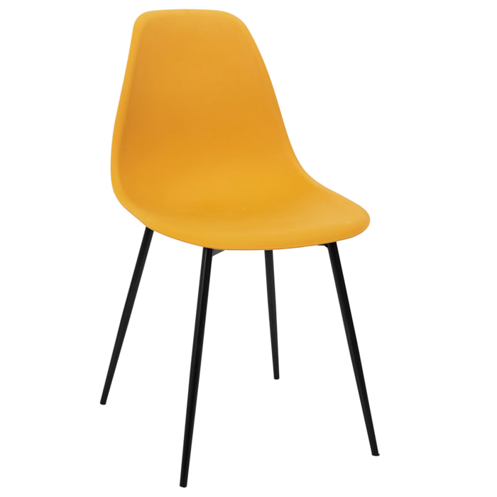 Chaise Gustav Jaune - Lot De 6