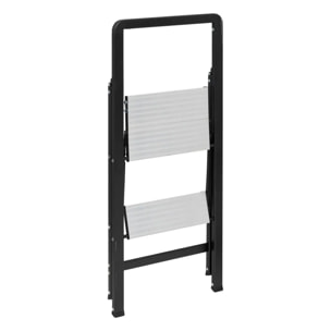 Marchepied en aluminium gris 2 marches H83cm