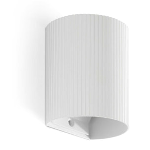 SOLE Aplique redondo blanca estriado