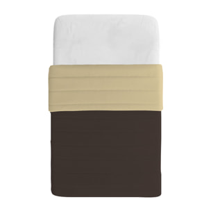 TRAPUNTINO ESTIVO BASIC PIAZZA E MEZZA, TINTA UNITA DOUBLEFACE