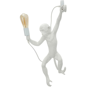 LAMPADA DA MURO MONKEY BIANCA CM 32X32X64