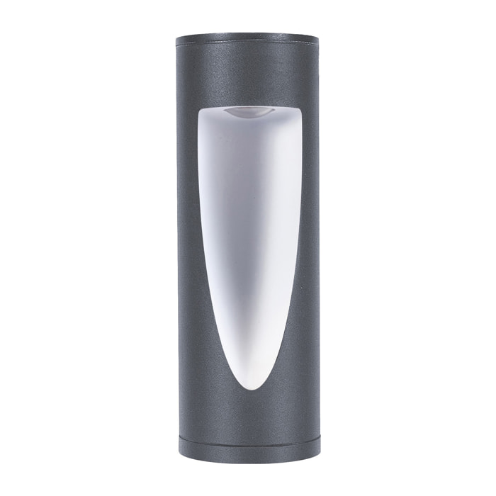 Forlight Aplique LED Rewood 7.1W Blanco Neutro 4000K, Acabado Gris Urbano, IP20