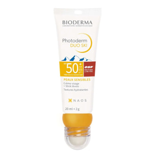 Photoderm Duo Ski SPF50+ - Crème Visage 20ml & Stick Lèvres 2g