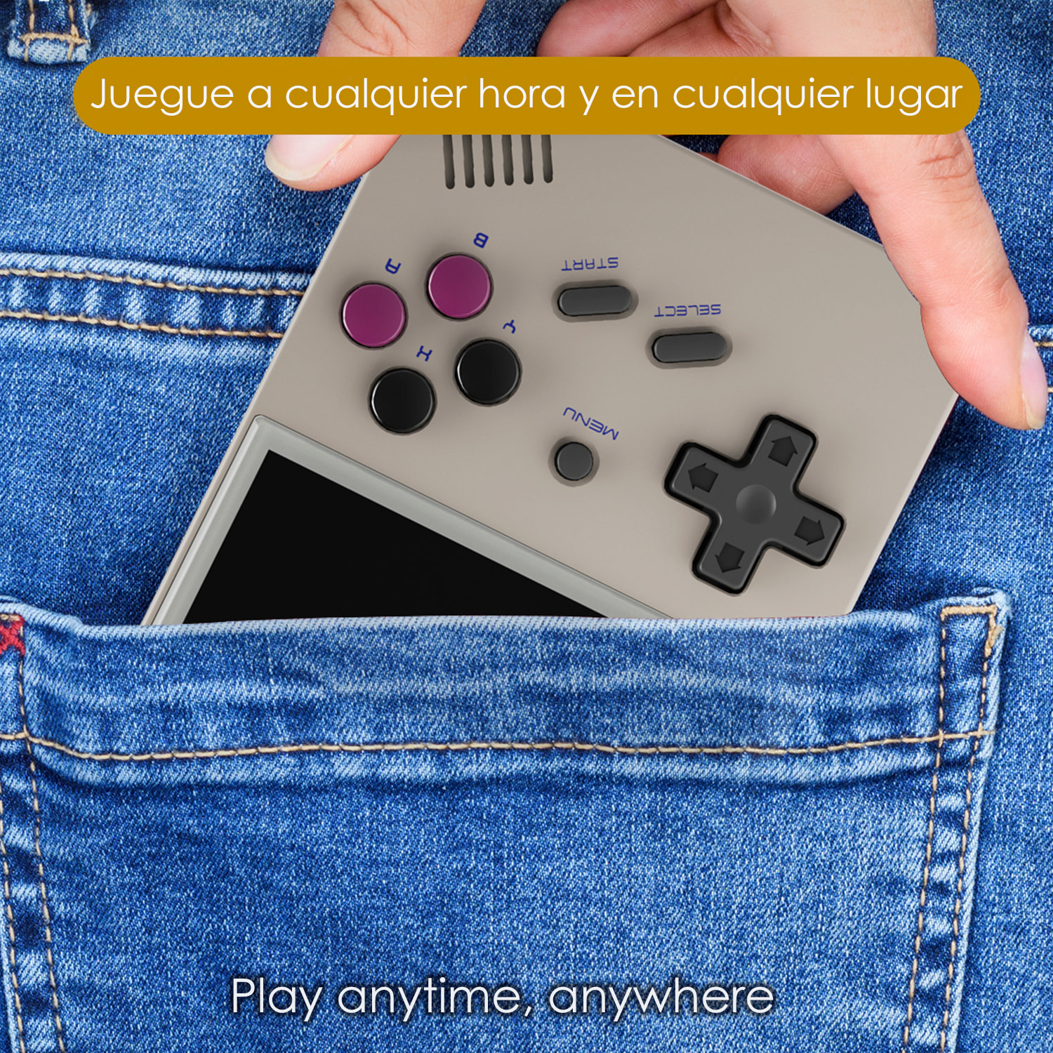 Console emulatore multipiattaforma RG35XX. Schermo IPS da 3,5"; Quad Core 384 MHz, 16 GB. Sistema operativo Linux. +5.000 giochi.