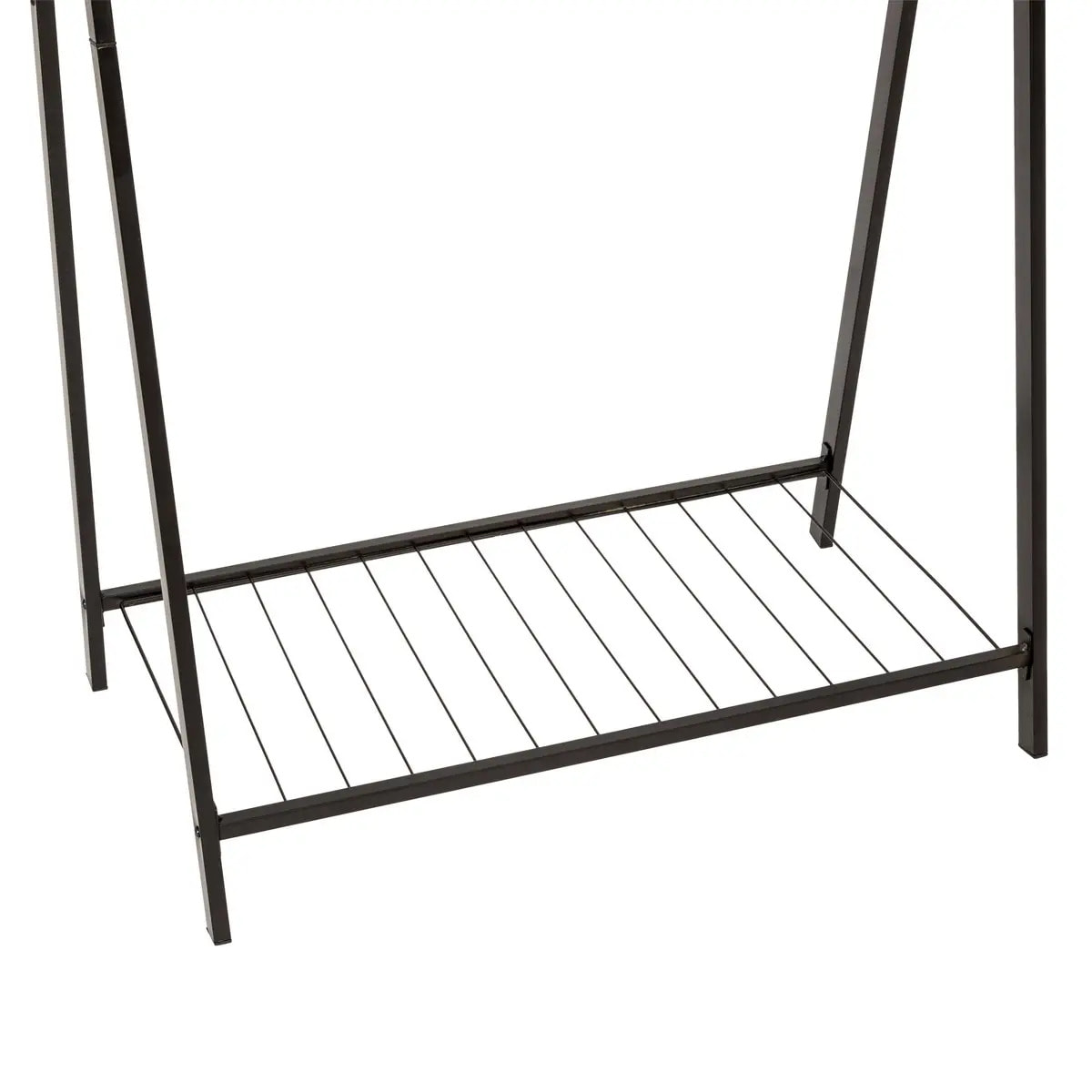 Portant à vêtements "Metty" en métal noir 98x43,5cm