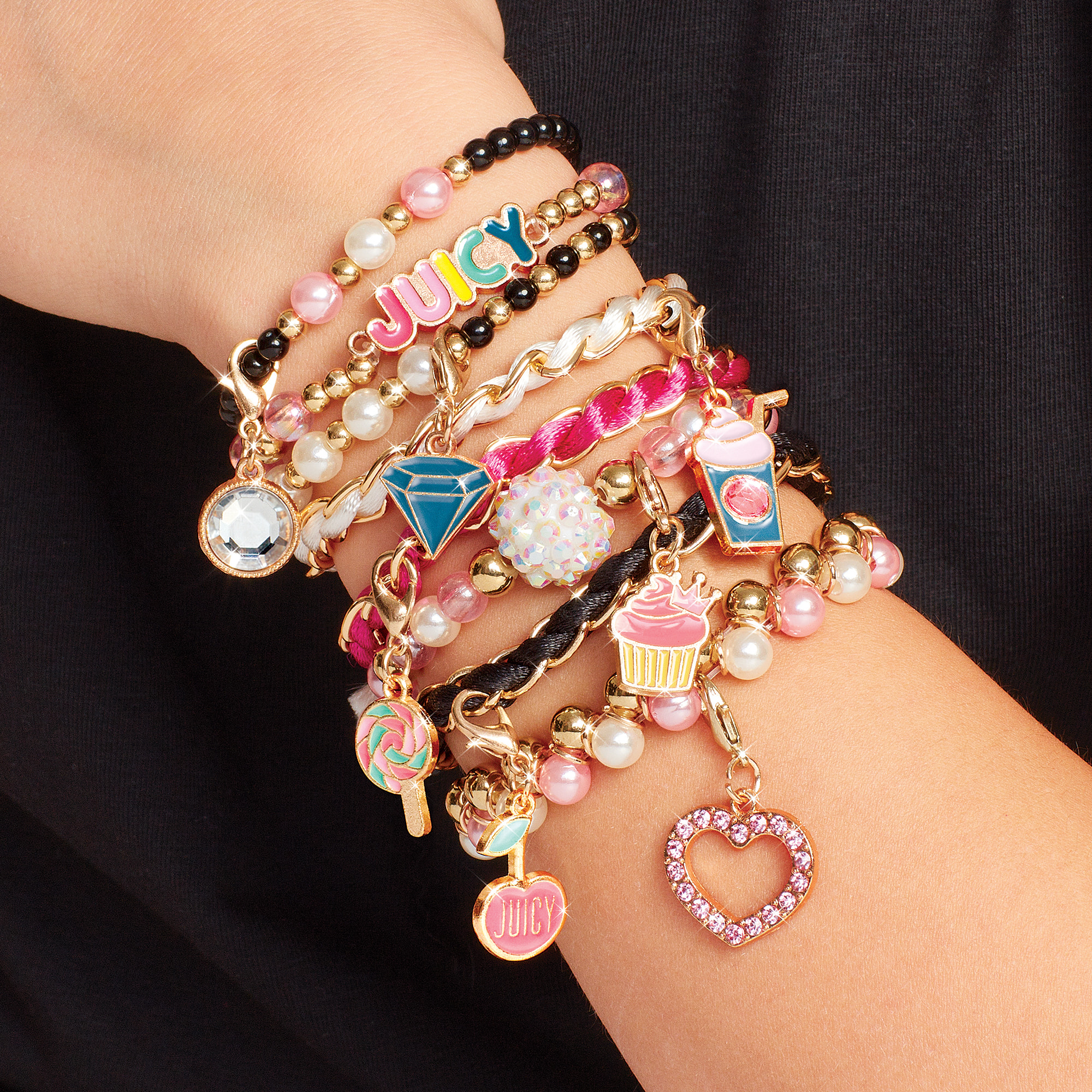 Juicy Couture Bracciali Rosa e Preziosi