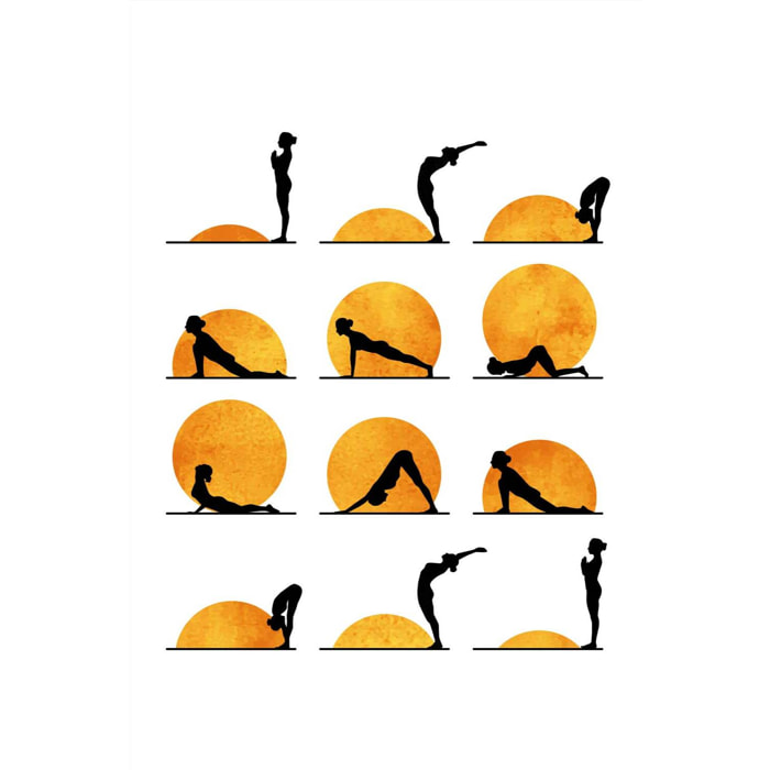 Tableau zen yoga days  Toile imprimée