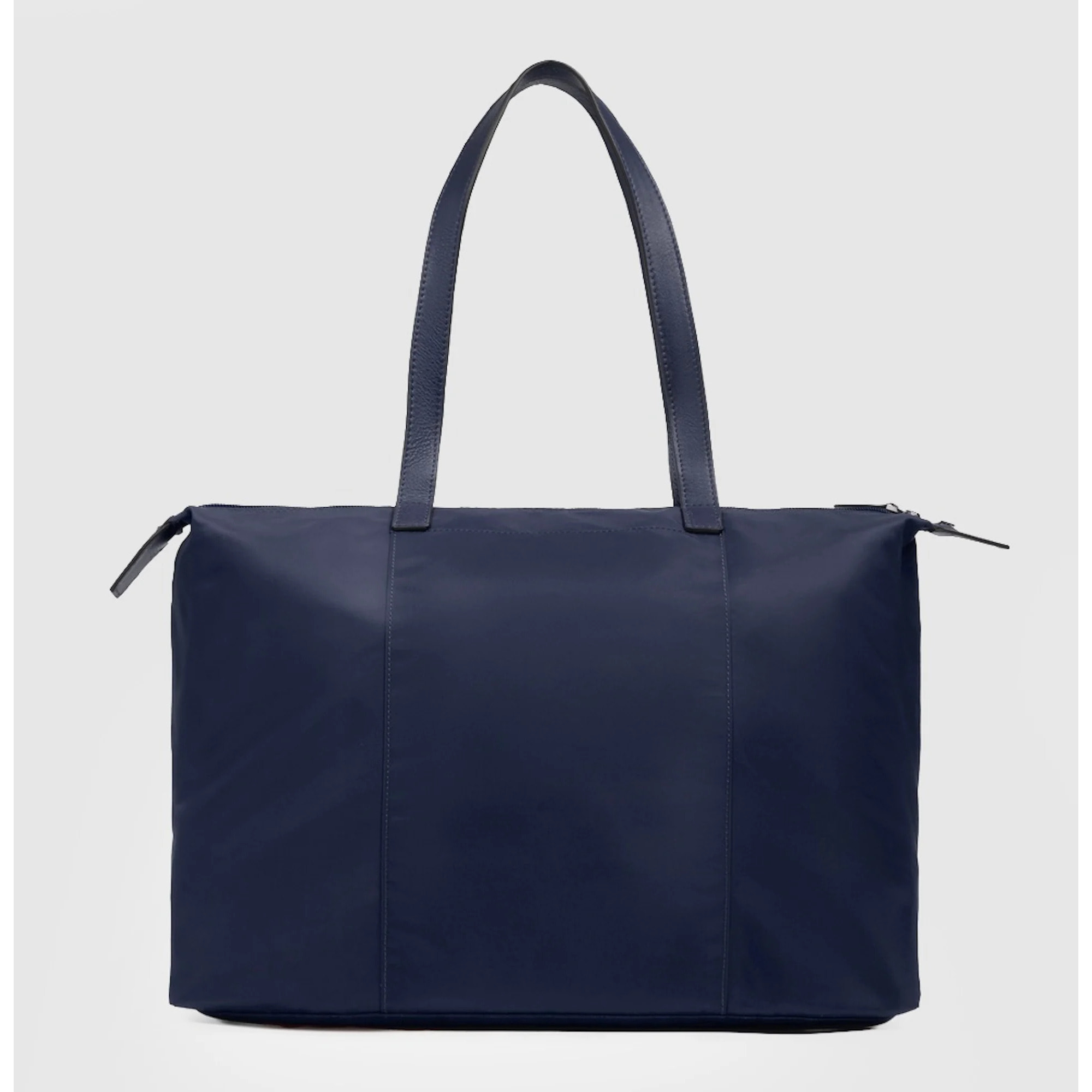 Piquadro Borsa porta pc pieghevole in tessuto riciclato e pelle