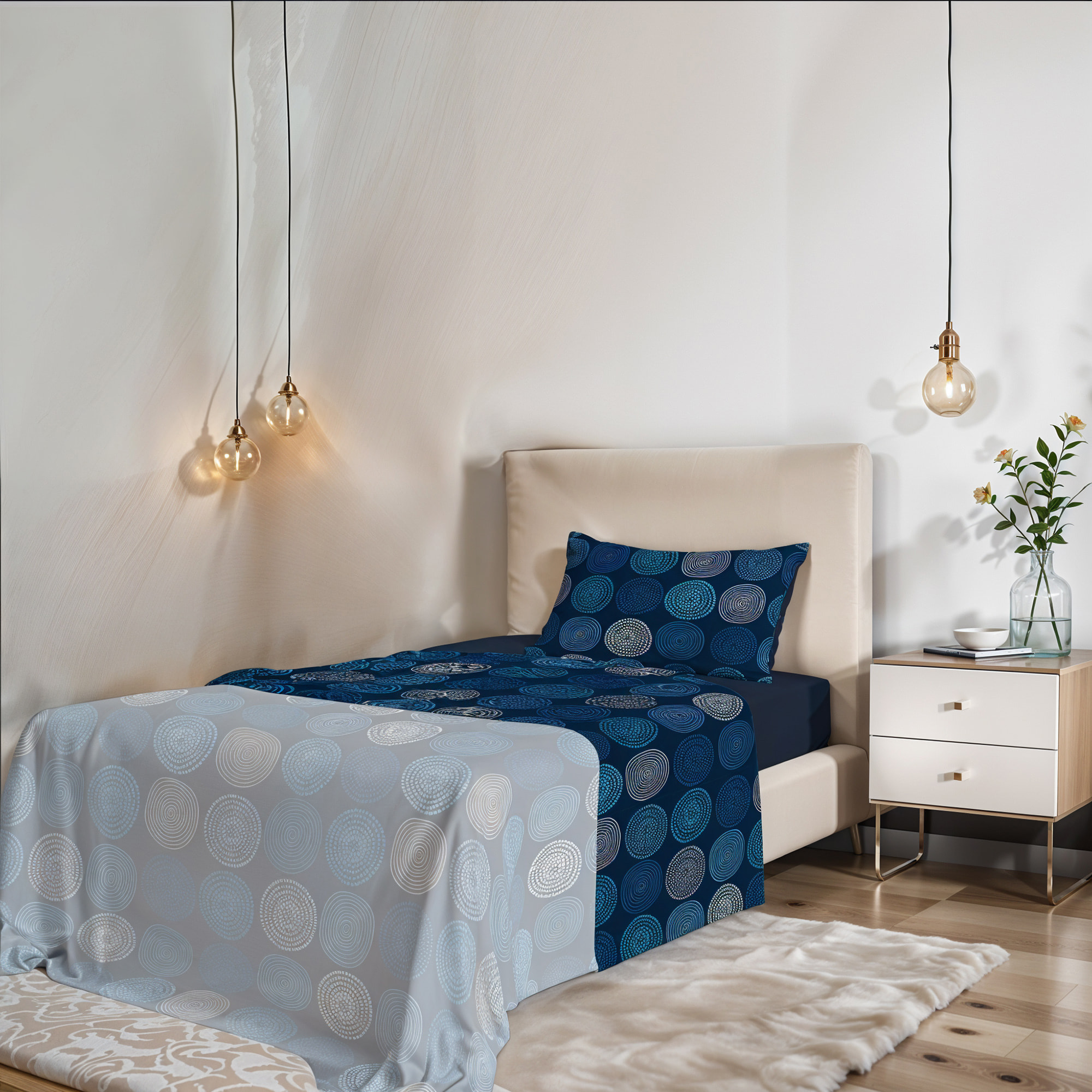 COMPLETO LETTO FANTASY SINGOLO - 100% MICROFIBRA