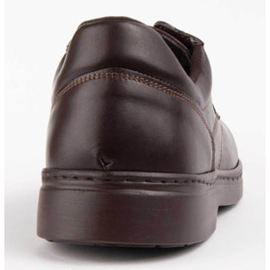 Zapato Oxford De Piel - Marron