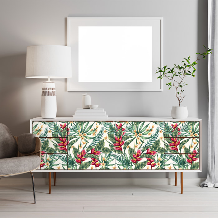 Sticker meuble tropical soacha 60 x 90 cm