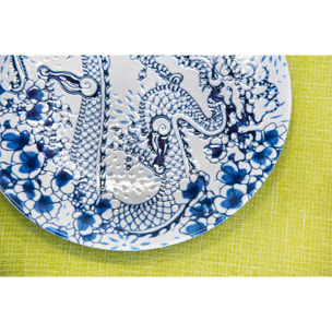 Service de table 18 pièces Excelsa – Zen, Céramique Bleu