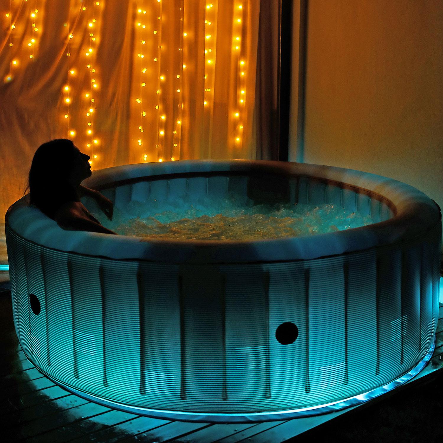 MSPA - Spa gonflable rond STARRY LED - 6 places