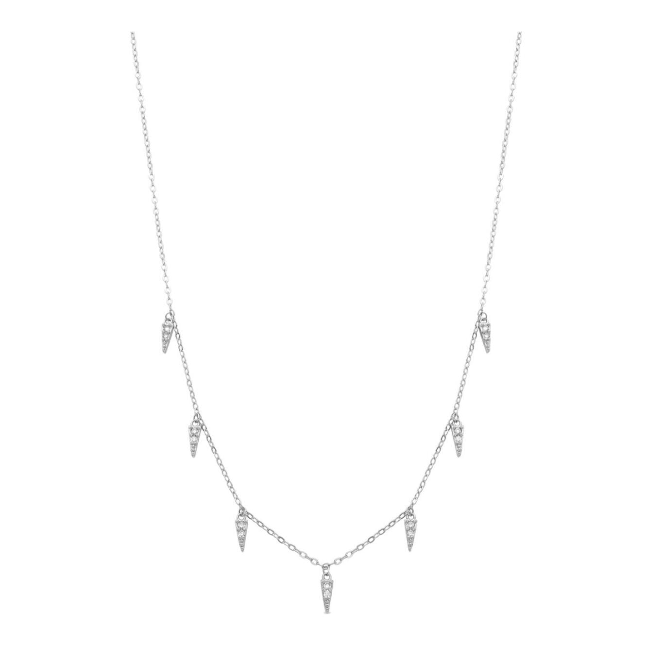 Collar Lux by Lux acabado en rodio