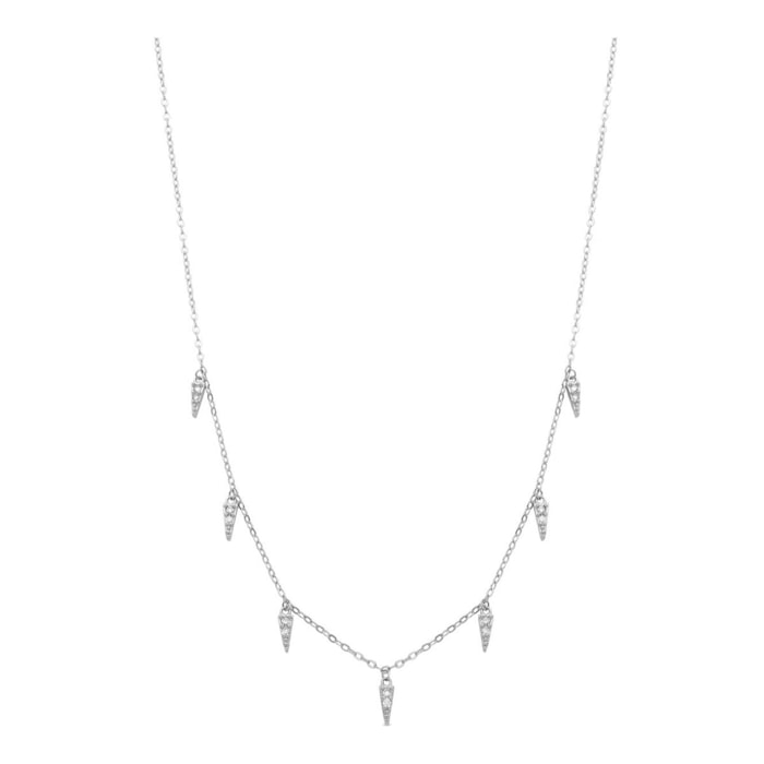 Collar Lux by Lux acabado en rodio