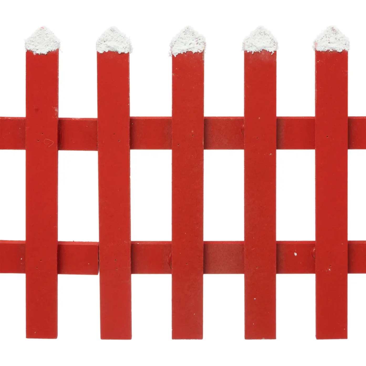 Clôture bois rouge 90x20cm