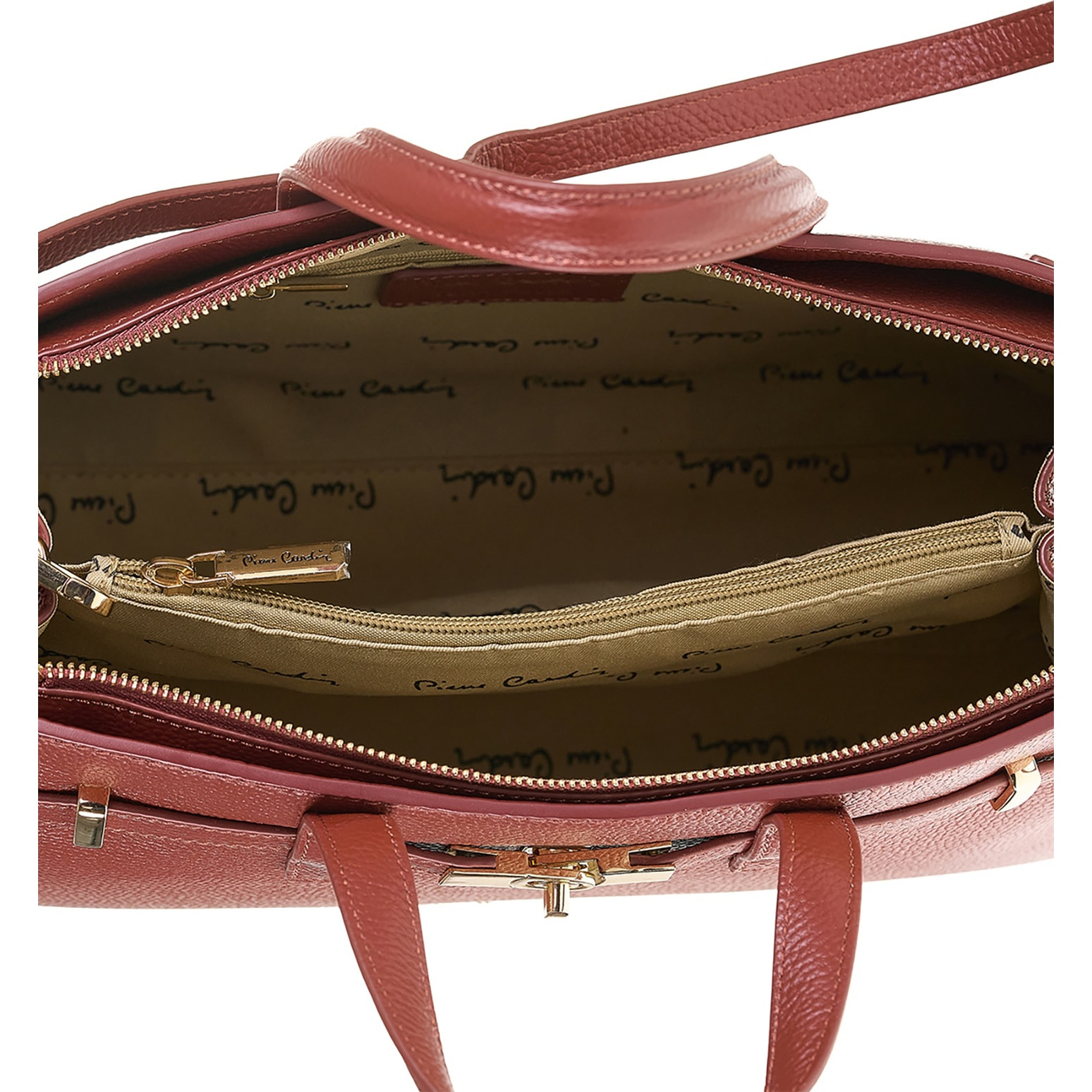 Borsa a mano da donna Made in Italy - Modello Celeste Ultra - 100% pelle - 37.5 x 24.5 x 13.0 cm