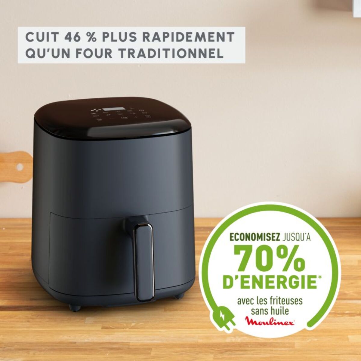 Friteuse sans huile MOULINEX Easy fry max 5L EZ245B20