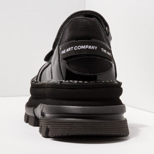 Zapatos 1644 MULTI LEATHER BLACK/ ART CORE 2 color Black