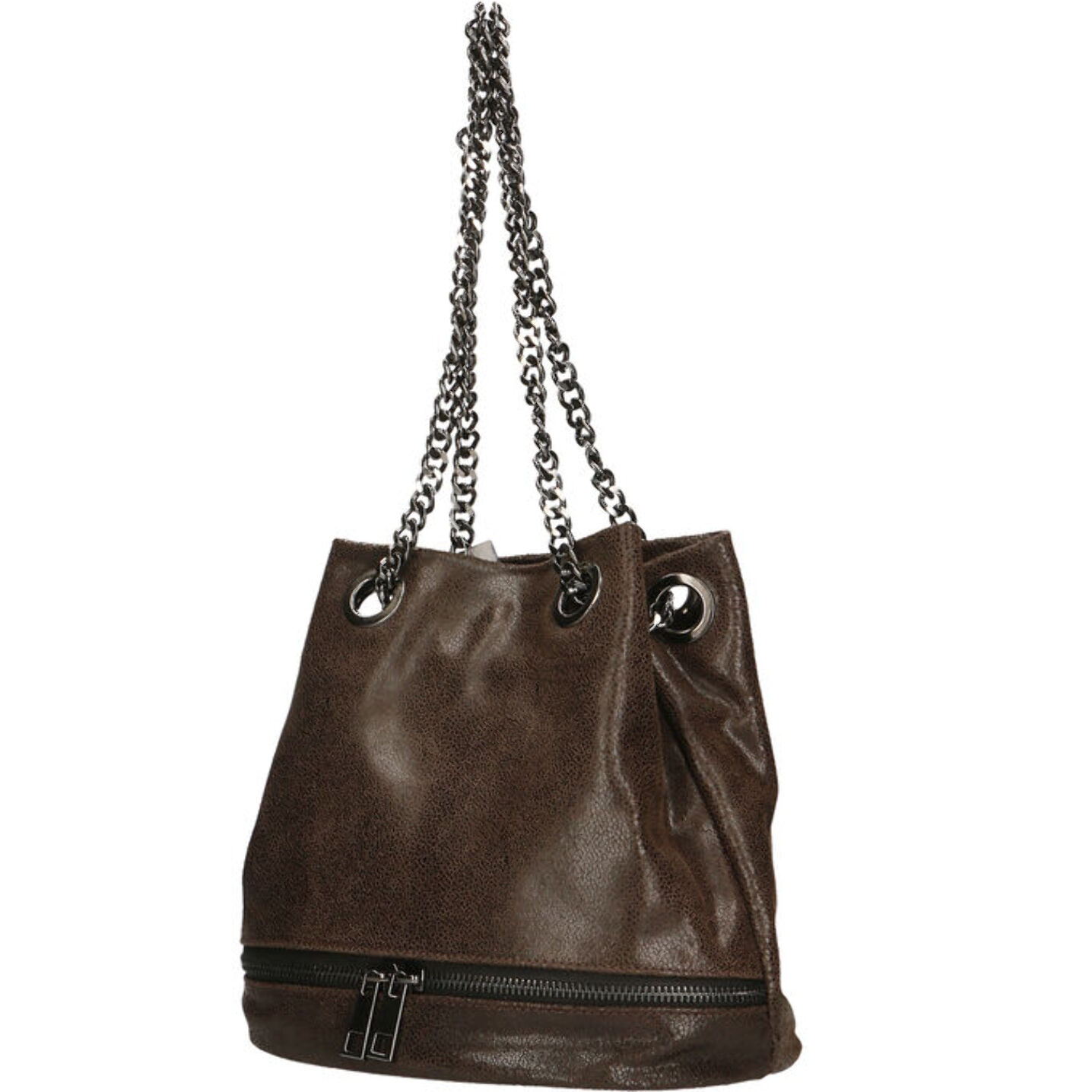 Borsa a secchiello da donna - Modello Sérénité - Vera pelle - 32.0 x 28.0 x 13.0 cm