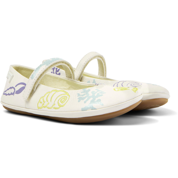 Ballerini - CAMPER Right - Bianco - Pelle liscia