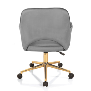 Tomasucci Fauteuil de bureau VICTORIA GREY Gris