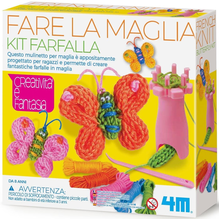 Creatività e Fantasia- Fare La Maglia Kit Farfalla