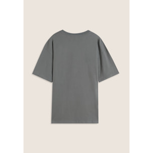 T-shirt uomo comfort fit con logo spessorato