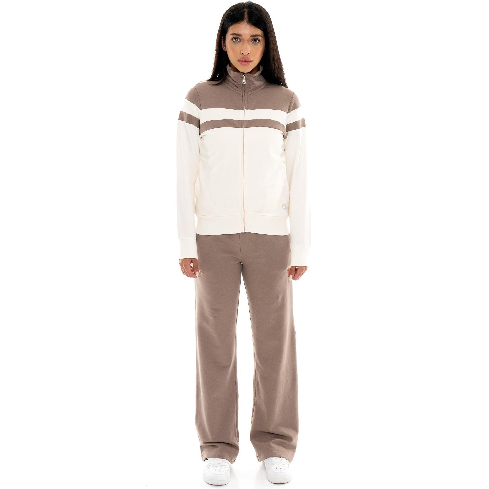 Chándal de invierno para mujer Leone 1947 Never Without,cuello alto y cremallera