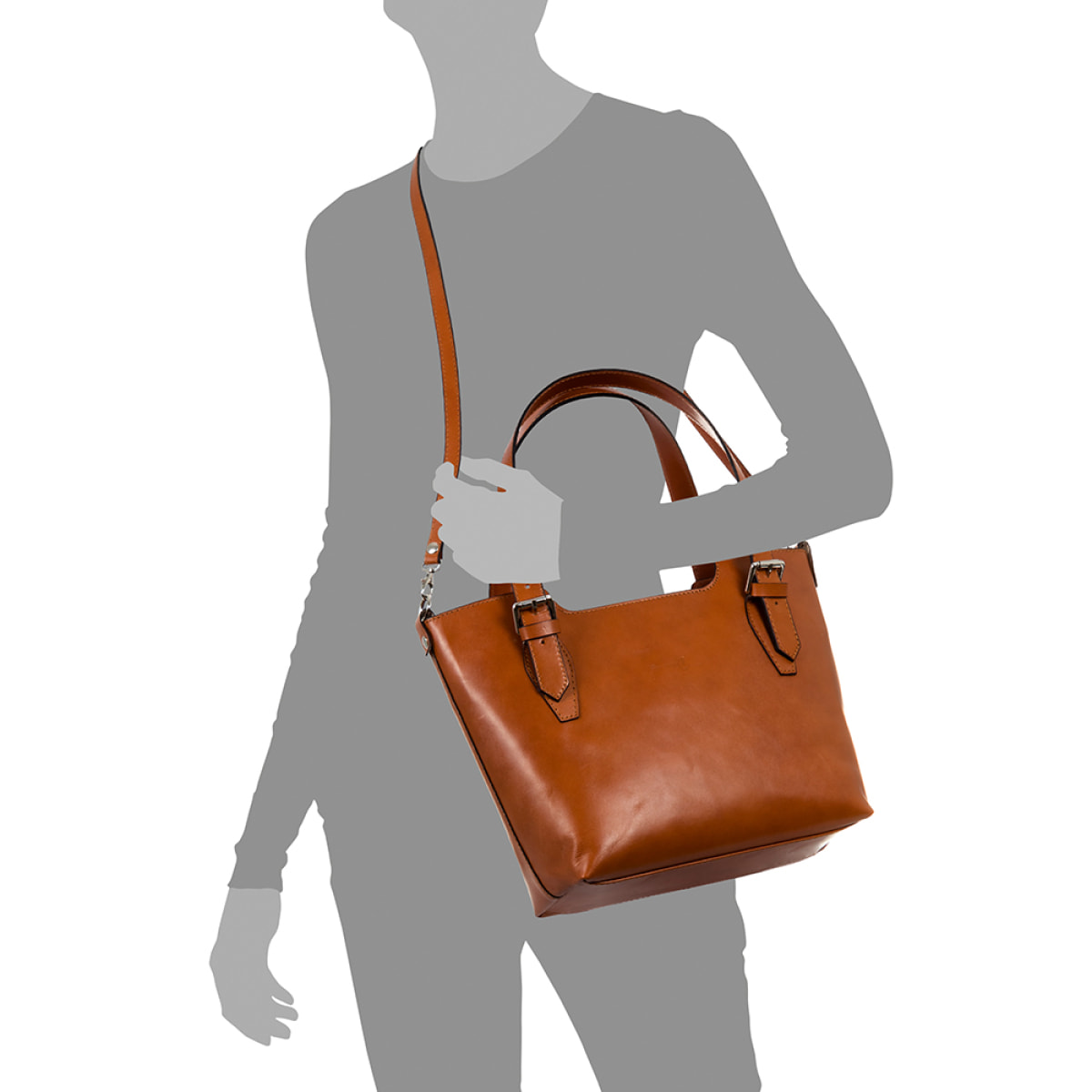 Arezzo Bolso tote Mujer.Piel auténtica Tamponato