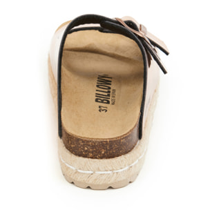 SANDALO CON ZEPPA BILLOWY ROSA