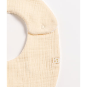 Lot de 2 bavoirs en gaze de coton