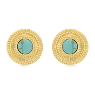 Pendientes Lux by Lux acabados oro 18k