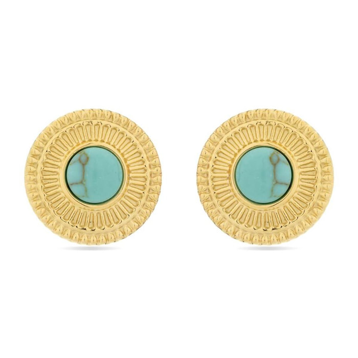 Pendientes Lux by Lux acabados oro 18k