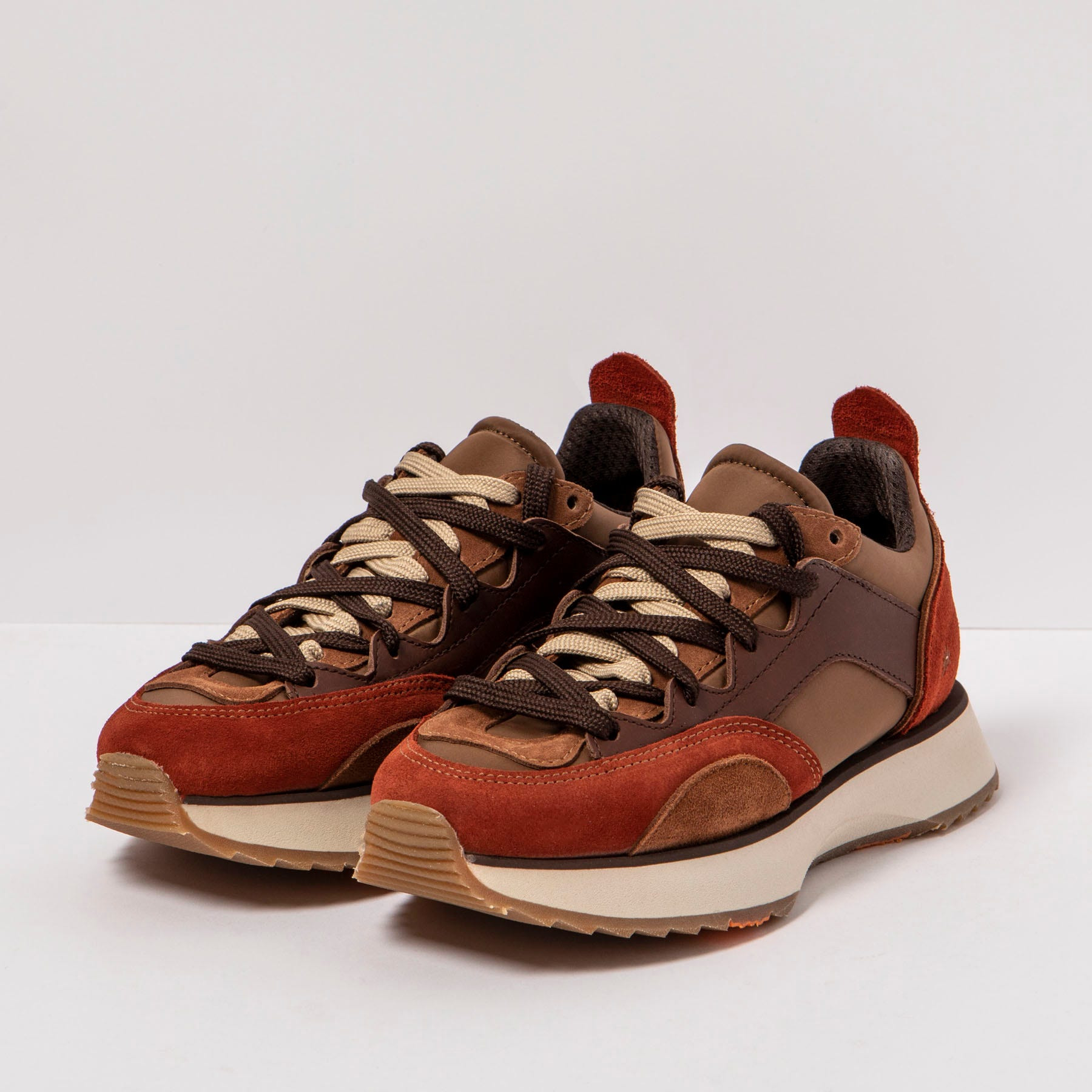 Zapatillas 1781 MULTI LEATHER CALDERA-BROWN/TURIN color Caldera-brown