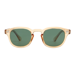 Gafas de sol OCEAN HAMPTON - Champagne transparente brillante / Verde