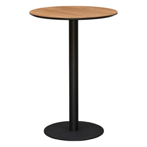 Table de bar Voluto ronde D.70cm marron