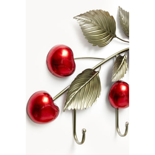 Portemanteau mural cerises 68cm Kare Design