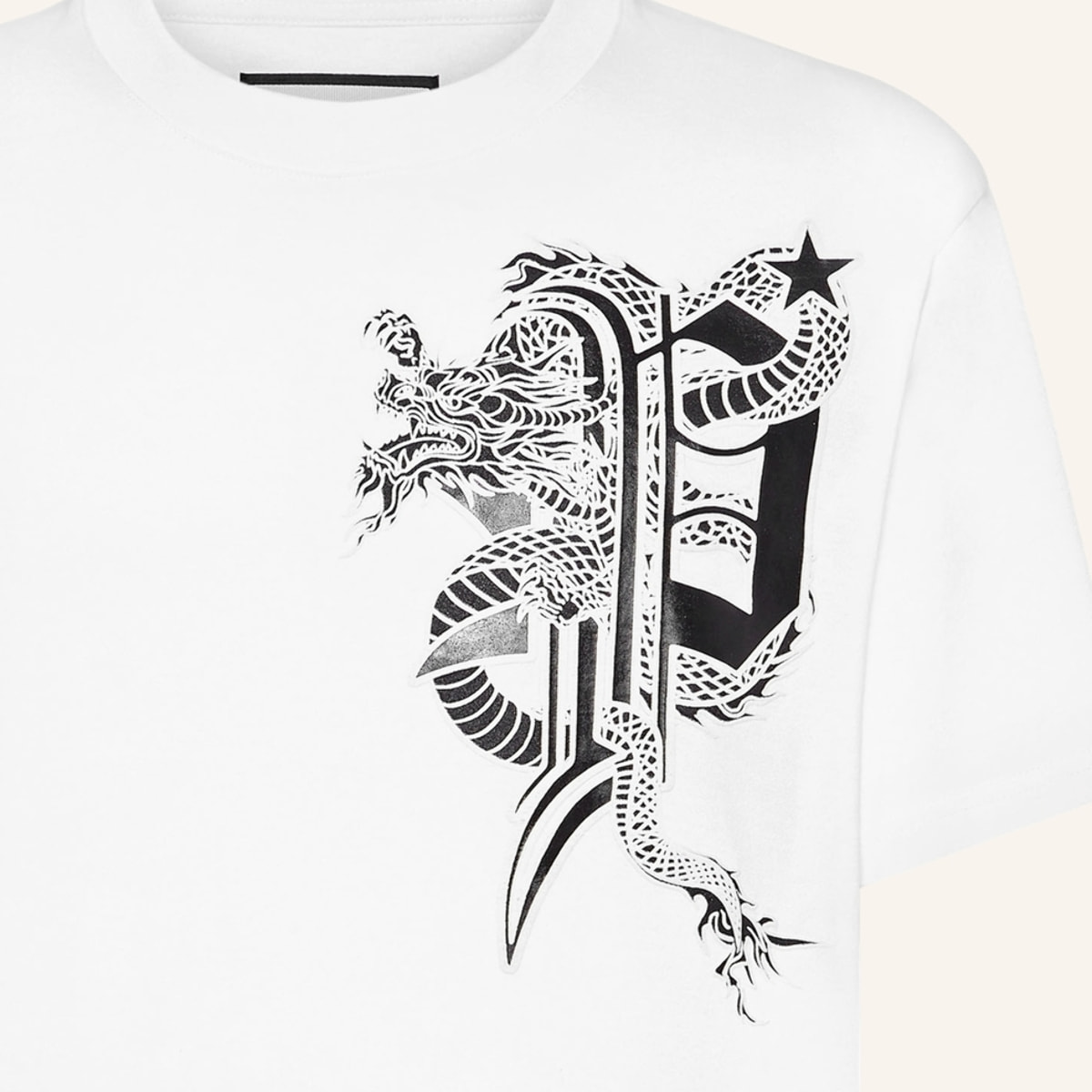 PHILIPP PLEIN Maglietta a girocollo DRAGON