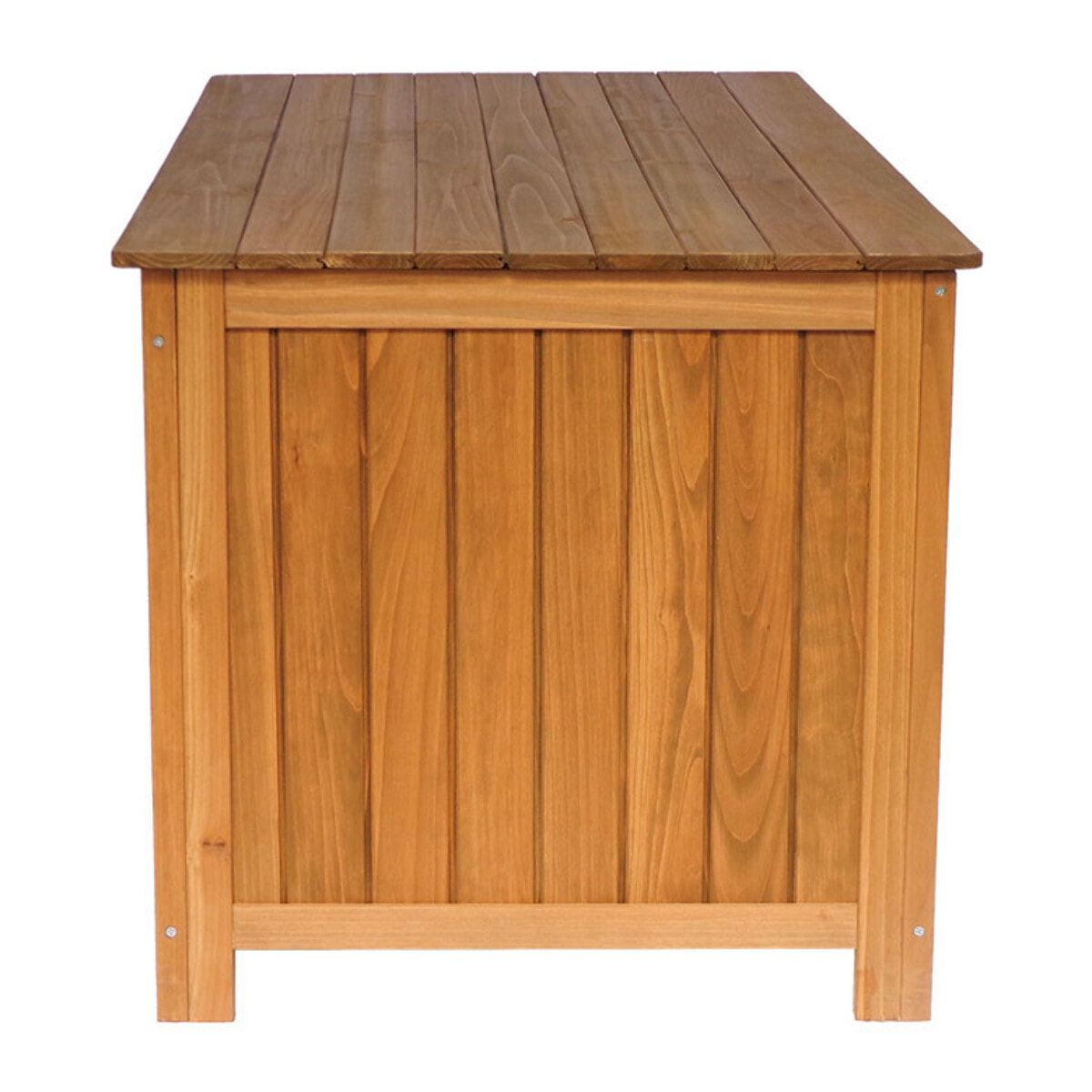 Coffre de jardin en bois "Macao" - 130 x 64 x 60 cm - Marron