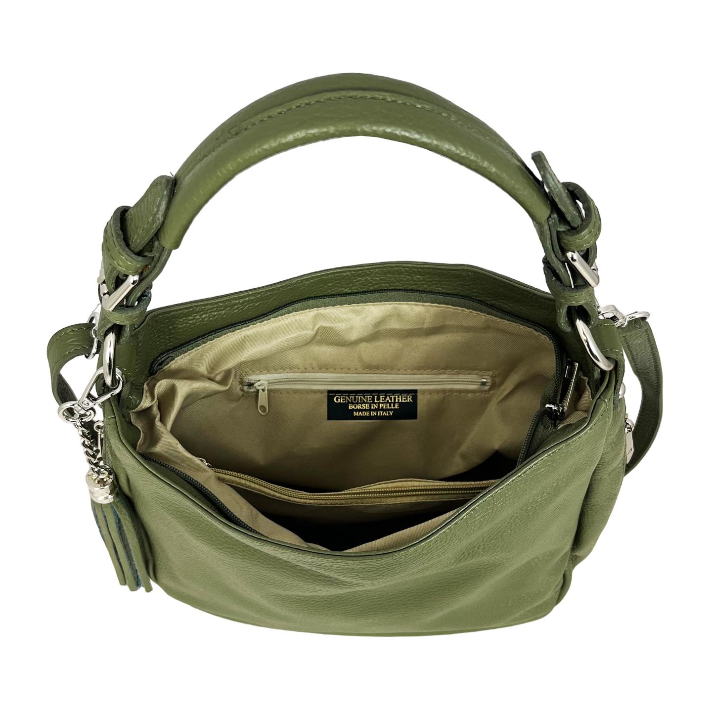 Bolso de hombro Cheval Firenze Annalisa Verde Militar