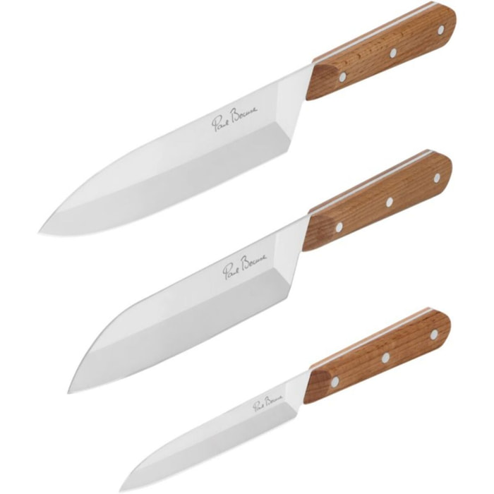 Set de couteaux TEFAL 3 couteaux Collection Paul Bocuse