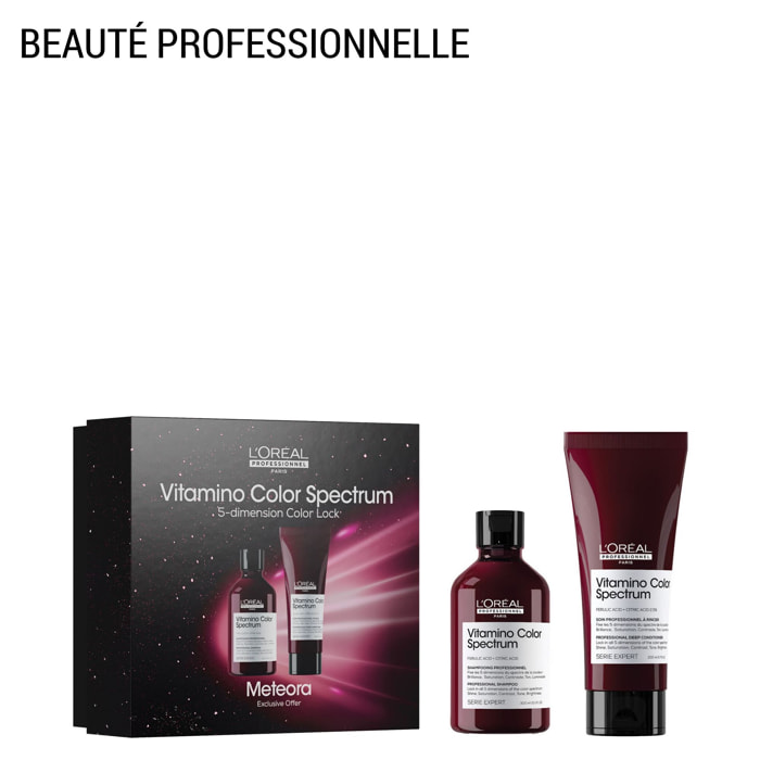 Serie Expert Vitamino Color Spectrum - Coffret Shampooing 300 ml + Soin à Rincer 200 ml