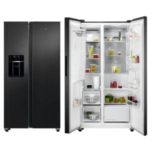 AEG Frigorífico americano de libre instalación Serie 9000 Negro de 177 cm ORX9V351DB