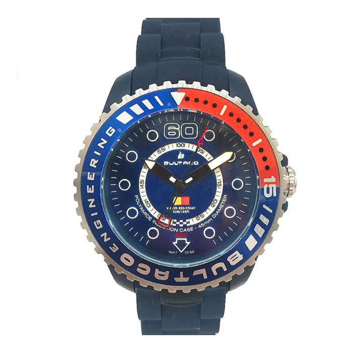 Reloj Bultaco BLPZ45S-CZ1 Hombre Analogico Cuarzo con Correa de Silicona